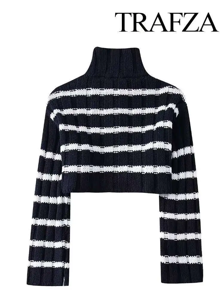 

Женский летний модный кардиган, вязаный новый полосатый облегающий короткий топ, женский популярный элегантный уличный свитер Mujer