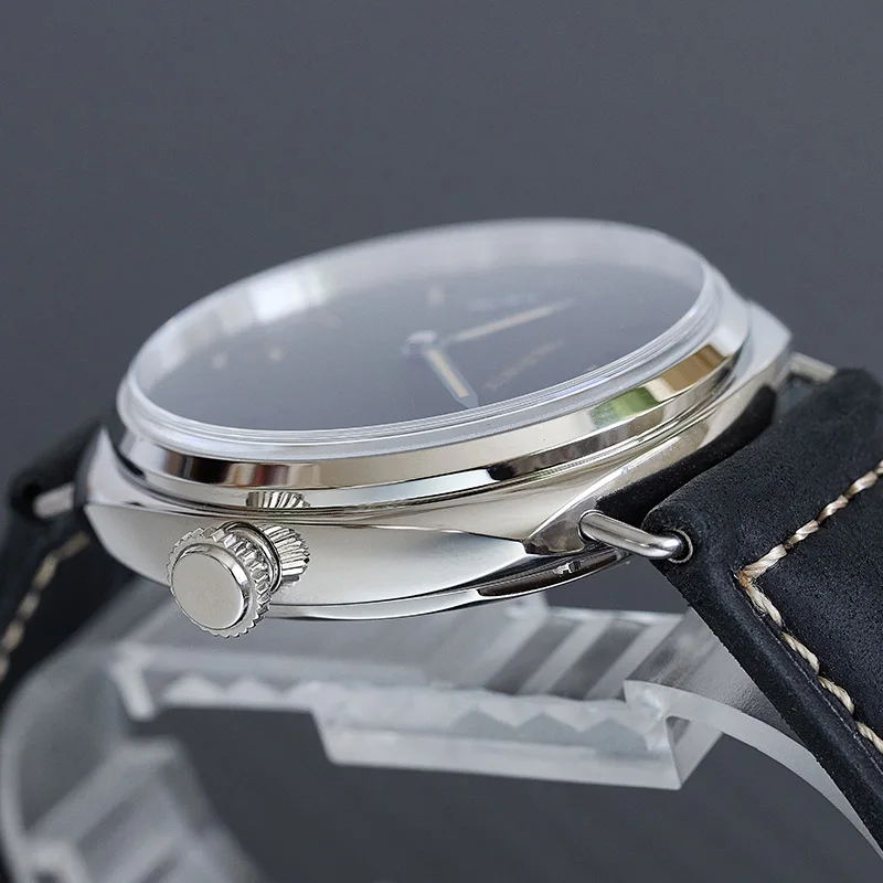 Milifortic Retro Watches 44MM Sandwich Dial Seagull ST3600 Sapphire Crystal Display-caseback Manual Winding Mechanical Watches