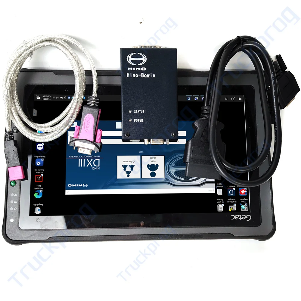 Getacタブレット トラック診断ツール コベルコ 日野 Bowie DX DXIII トラック エクスプローラー 油圧ショベル 診断スキャナーツール