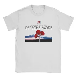 Depeche Cool Mode Men's T Shirt 2024 World Tour Novelty Tees Short Sleeve Round Neck T-Shirt 100% Cotton Gift Idea Clothes