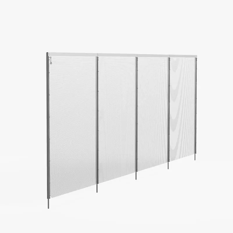 US STOCK Safety Fence for in Ground Pool,Size:4' X 48',Grey