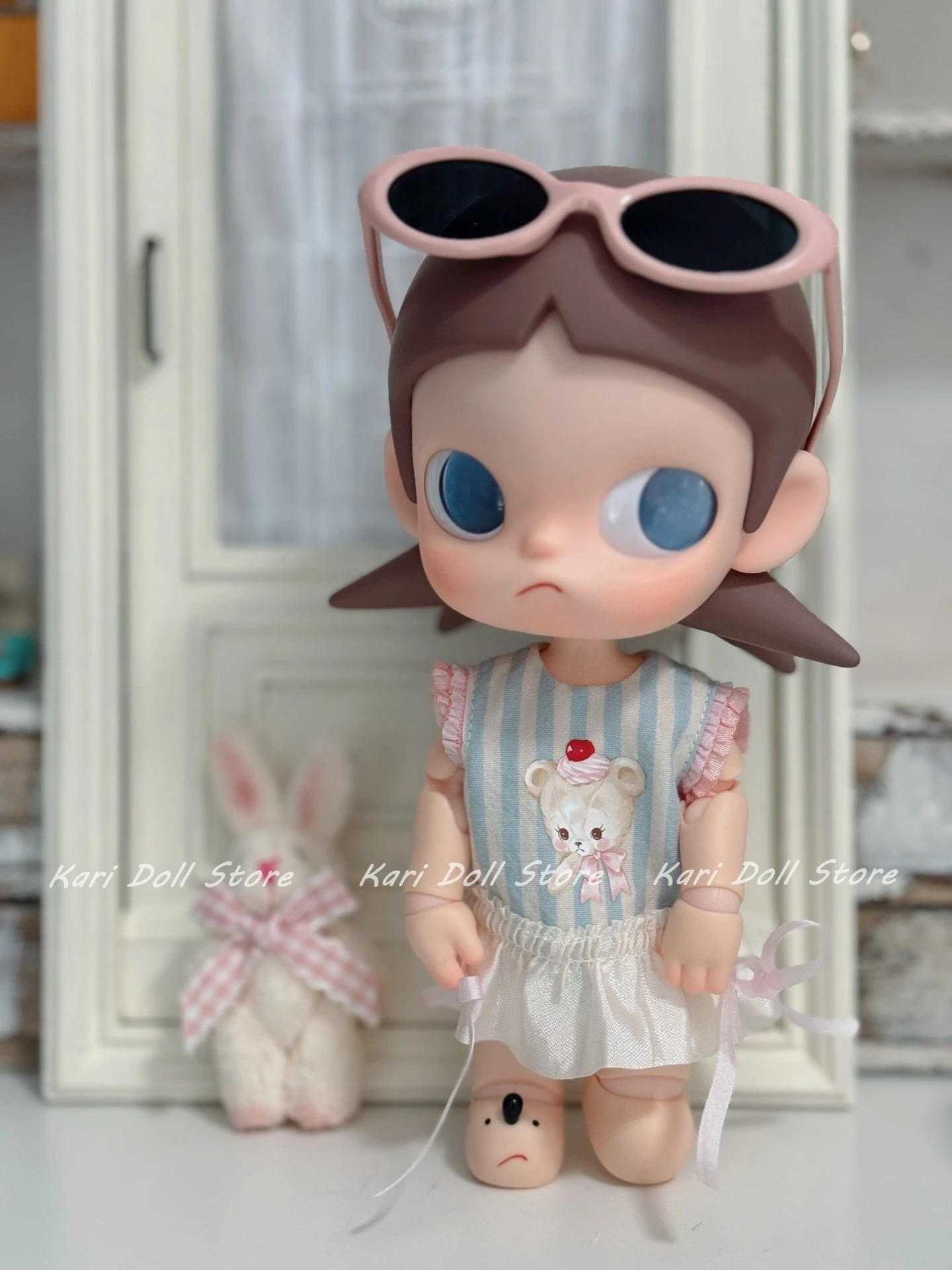 متجر كاري فستان مصنوع يدويًا لملحقات Zsiga 1l8 دمية 8 نقاط عمل الشكل ريترو شوا سترة الحيوان الصغير تنورة #5