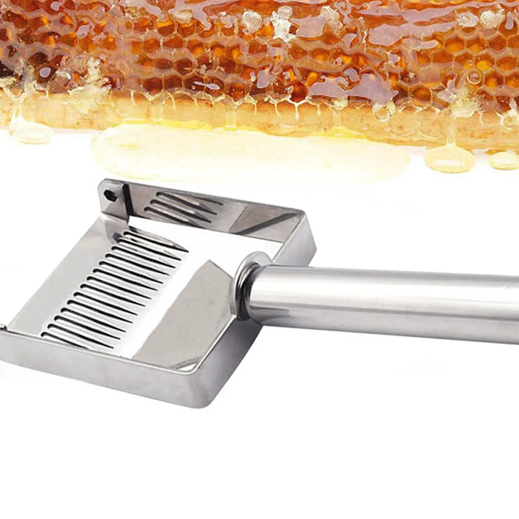 

Beekeeping Tools Honey Cutter Uncapping Scraper Bee Hive Honeycomb Scraper Equipment Metal Handle Uncapping Fork Shovel Tool