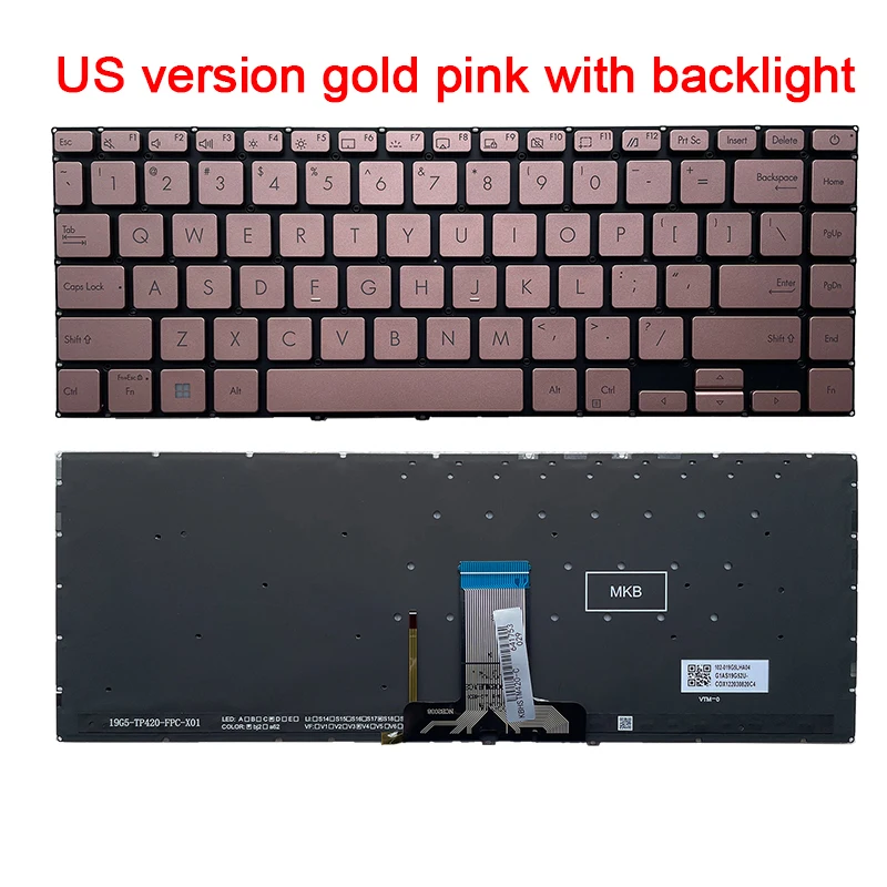 TP420 US Keyboard For ASUS vivobook TP420U TP420L TP420UA TP420I TP420IA TM420 TM420U TM420UA TM420IA Filp 14 TP470 Backlit