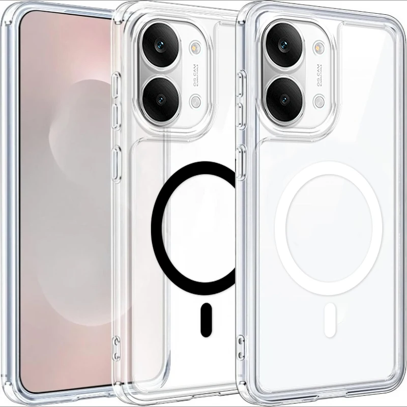 All-inclusive Magnetic Shock-proof Soft Phone Case for Xiaomi Mi Poco X8Pro X7 X6 X5 X4 X3 X8ProMax X7Pro X6Pro X5Pro X3GT Case