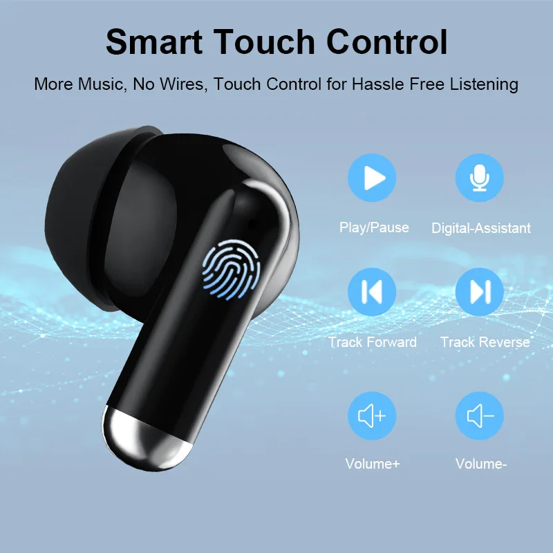 

SP9X Sports Bluetooth Earphones Long Standby In Ear Music Gaming Earphones Intelligent Touch Hands Free Call Noise Reduction