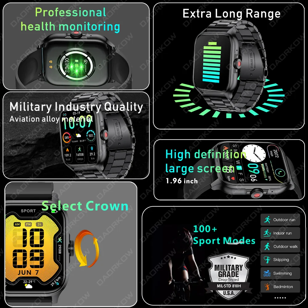 2024 New Smart Watch For Men Women Gift Full Touch Screen Sports Fitness Watches Bluetooth Calls Digital Smartwatch Wristwatch