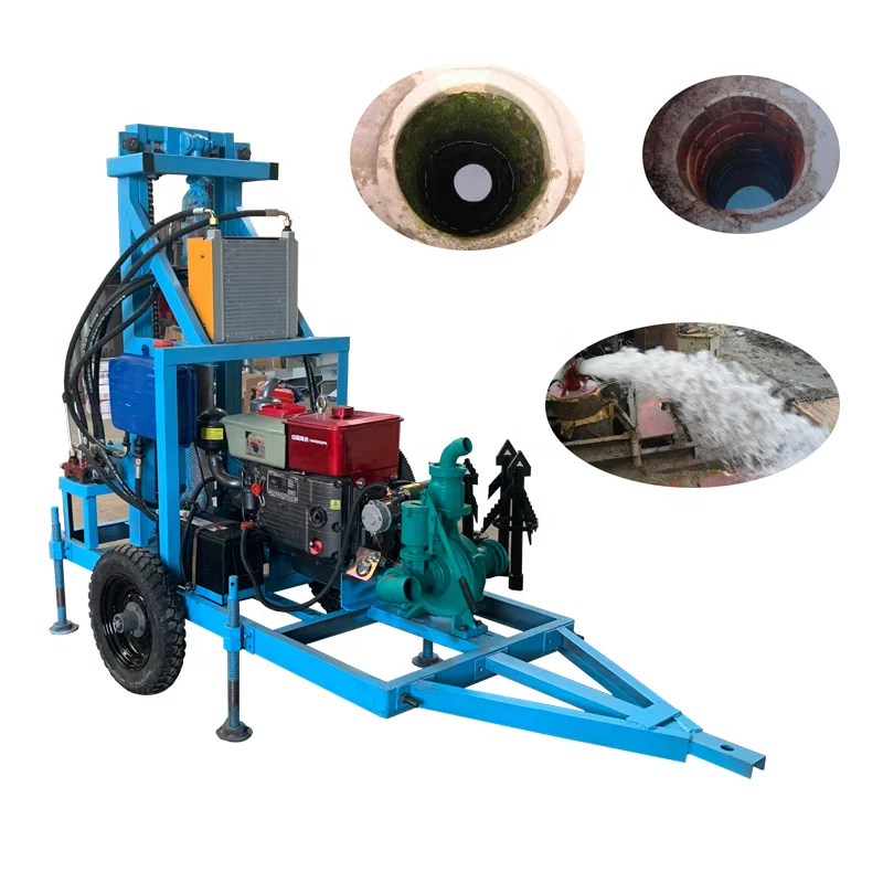 Hydraulic Small Portable Water Well Drilling Machine Drilling Rig for Water Well Drilling Machine