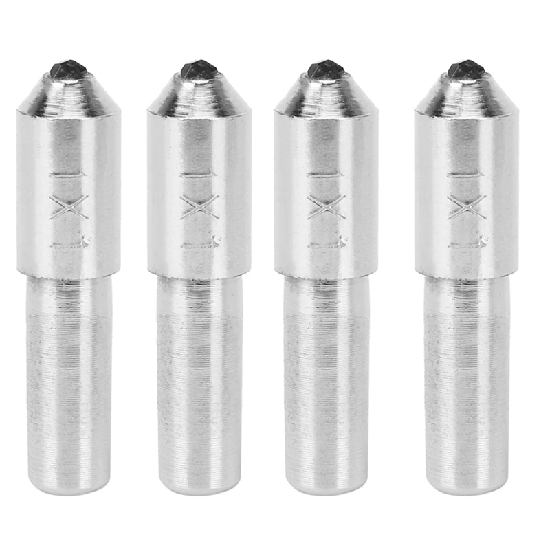 4X 0.43 Inch Diameter 1.25 Ct Tapered Tip Diamond Dresser For Grinding Wheel