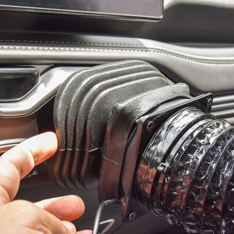 Car Cooling Air Hose with USB Fan Extendable for Travel and Parked Use Daily C7AC