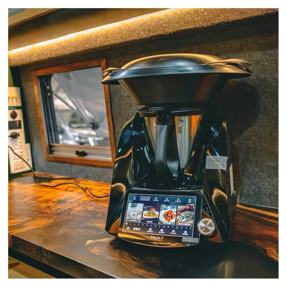 

Многоцелевая кухонная машина 16 в 1, умная плита, автоматический робот для приготовления пищи, кухонный комбайн, 1000 Вт, мощный 7-дюймовый светодиодный сенсорный контроль