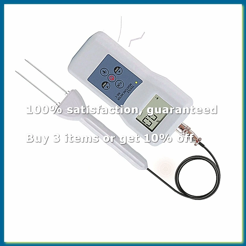 Yarn Moisture Meter Wool Silk Woollen Textile Materials Humidity Tester LCD Digital Display Cotton Hygrometer-DTB3