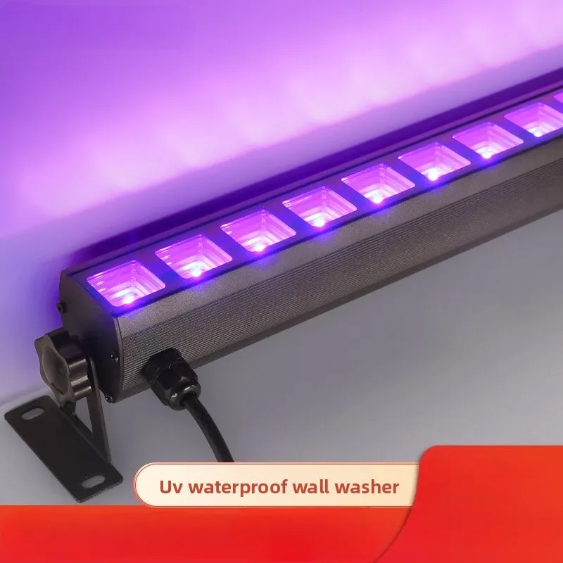 Purple LED Wall Washer 36W KTV Stage Black Field Effect Light Long Fluorescent Ambient Line