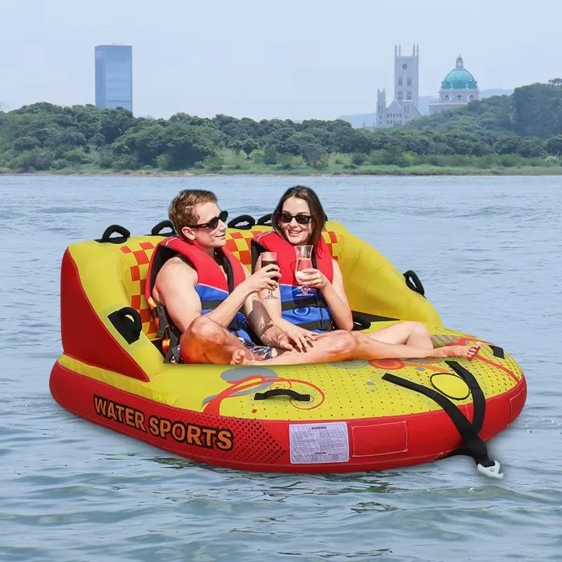 Custom Beach Water Inflatable Water Sports Towing Tubes Snowboards Inflatable Towing Boats