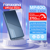 Fanxiang MP400 M.2 SSD Enclosure 40Gbps M.2 NVMe Case For USB4/USB3.2 Type C SSD Case Fast Cooling For 2280/2230 SSD Disk Box