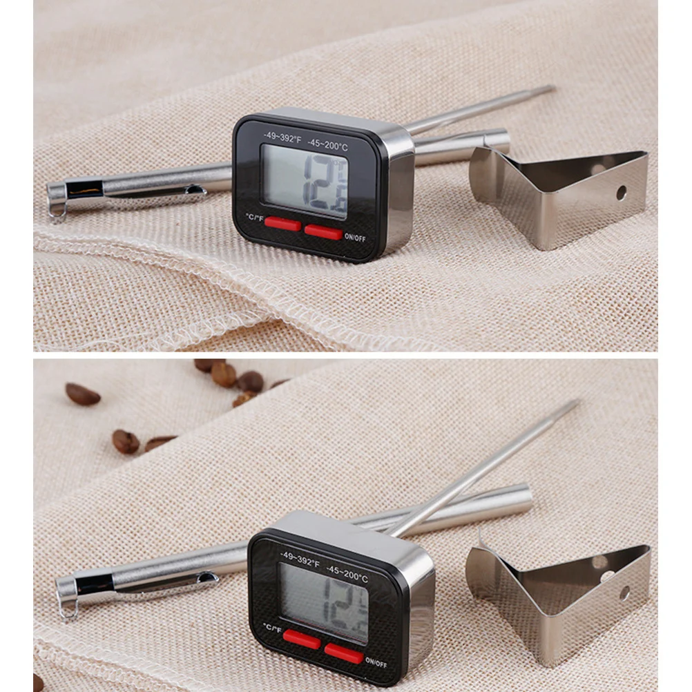 Digital Thermometer For Milk Coffee Temperature Measurement Lightweight Fast Reading Tool Home Cafe Use Milk Tea