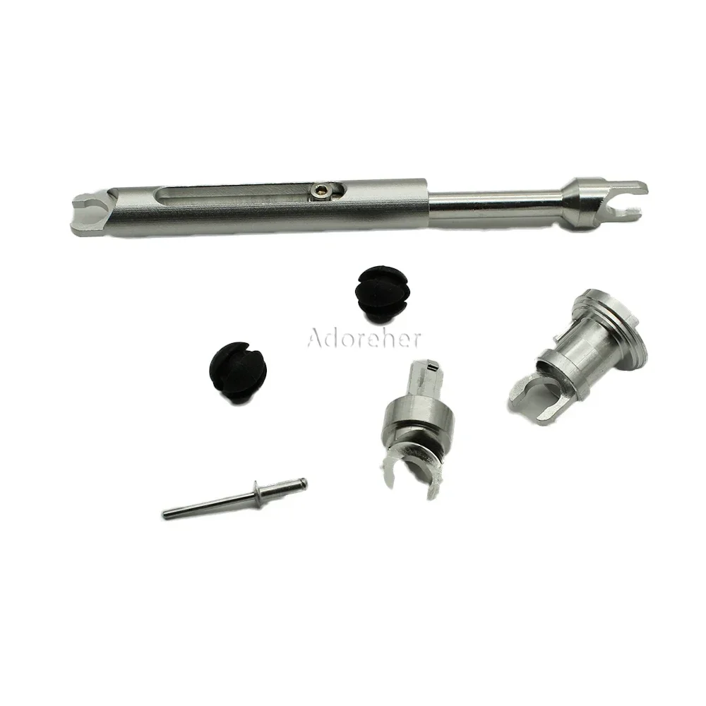 Car Alloy Engine Bonnet Release Tie Rod Front Grille Hood Lock Latch Repair kit Replacement Compatible for Ford Focus mk2 C-MAX