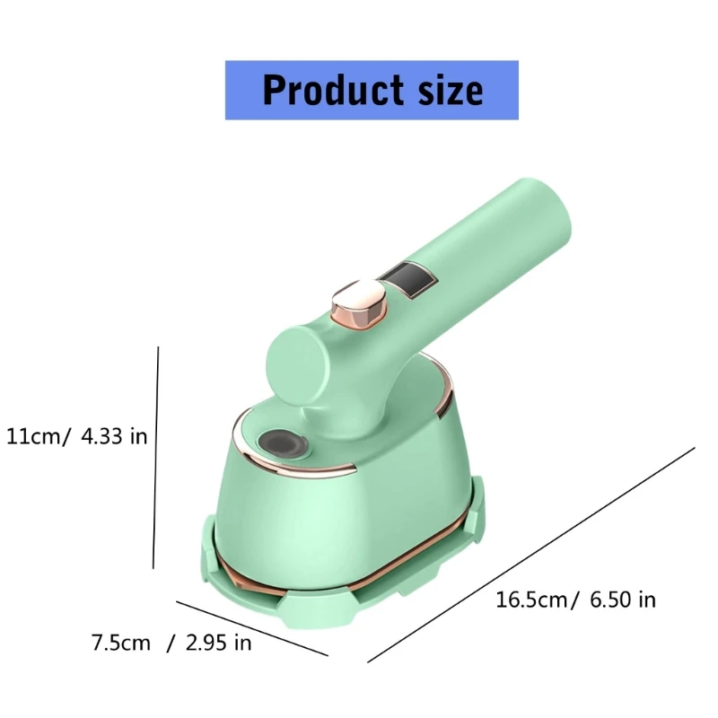 Ferro da stiro a vapore portatile portatile Ferro da stiro a vapore portatile 15s Riscaldamento rapido Abbigliamento da