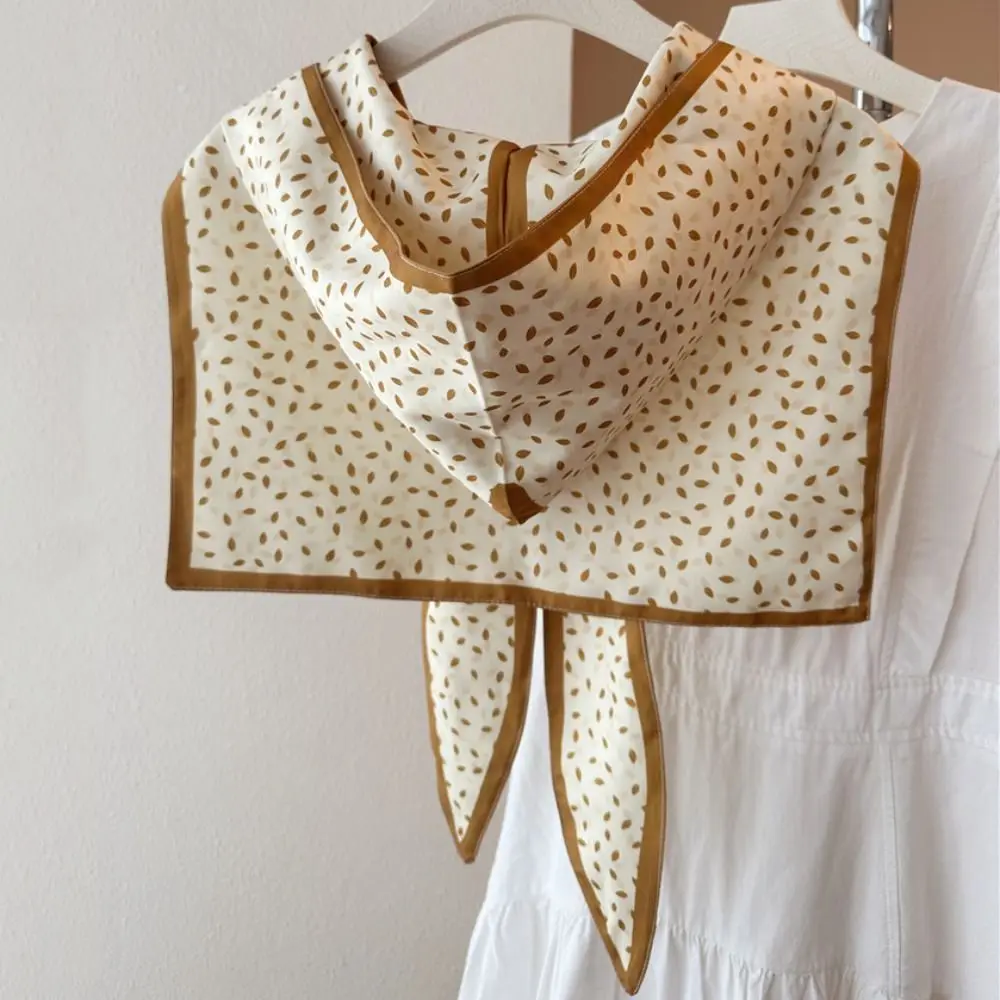 

National Style Summer Hooded Silk Shawl Sun Protection Windproof Silk Scarf Hat Comfortable Luxury Windproof Headdress