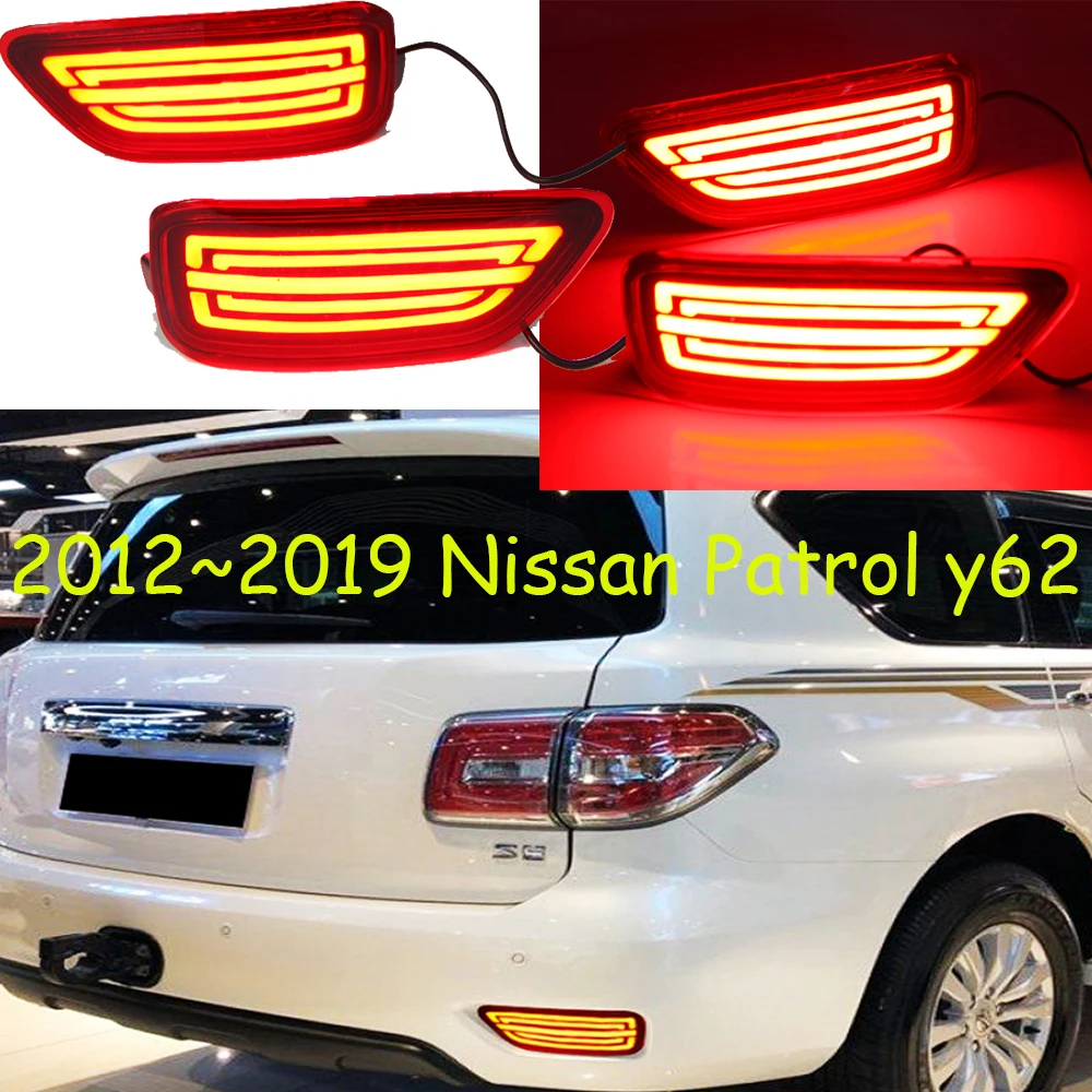 

2012~2019year car bumper tail light for Nissan Patrol Y62 taillight car accessories LED DRL Taillamp for Patrol Y62 fog light