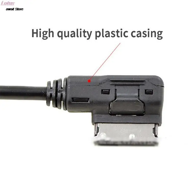 Female 3.5MM Audio Jack To AMI Media AUX IN Interface Cable Adaptor For Volkswagen MDI Audi Bentley AMI Socket