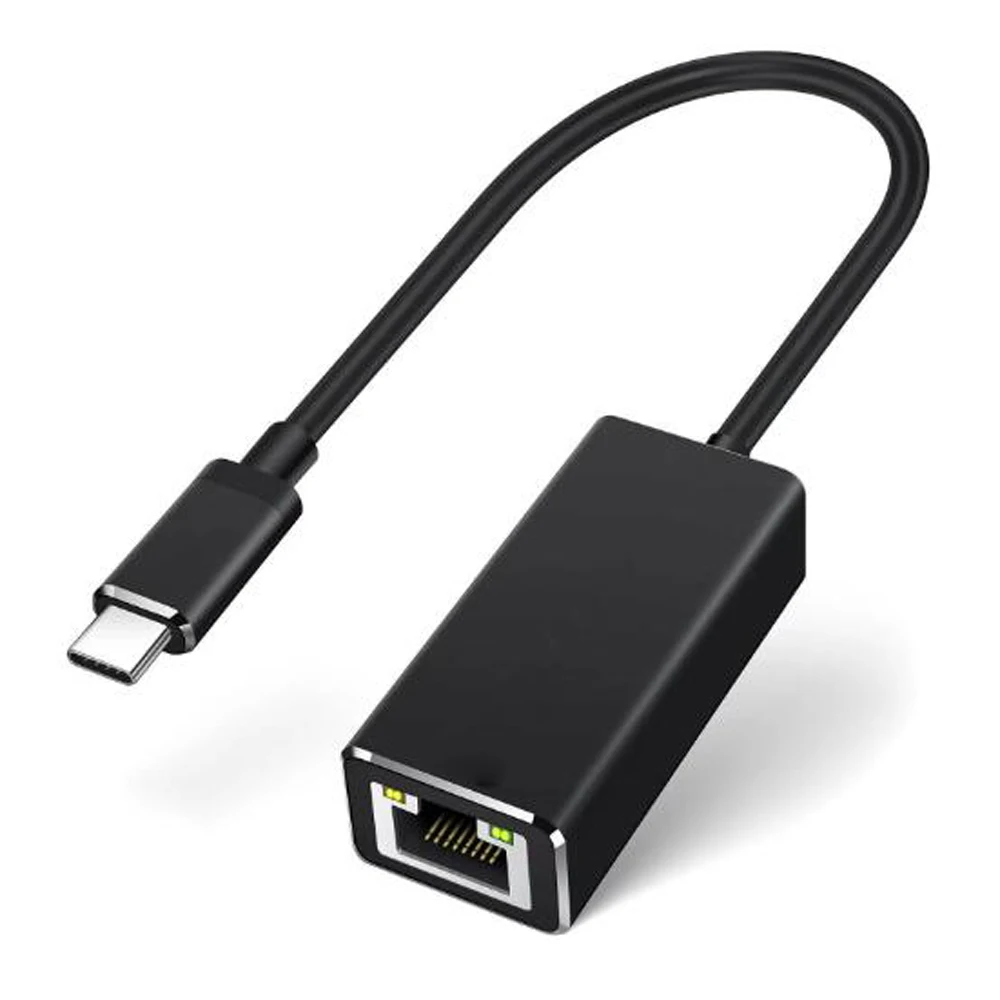 Adaptador Ethernet tipo C para ordenador portátil, adaptador de red de 2500Mbps, Lan, USB 3,1, 1000G, Gigabit, RJ45, Macbook y PC