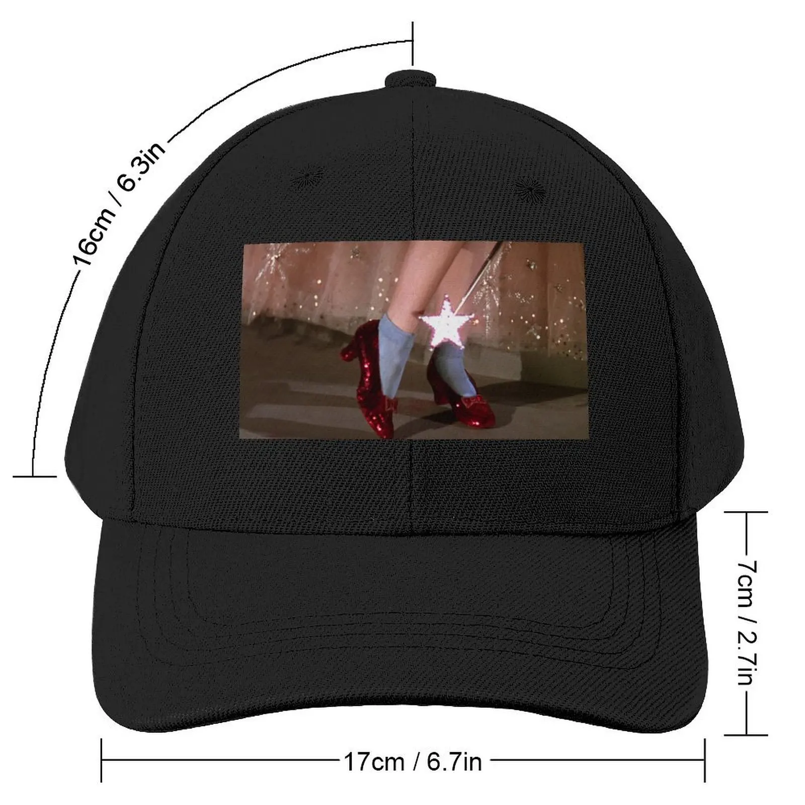 Glinda and the Ruby Slippers Baseball Cap beach hat Luxury Cap Golf Hat Baseball For Men Women's