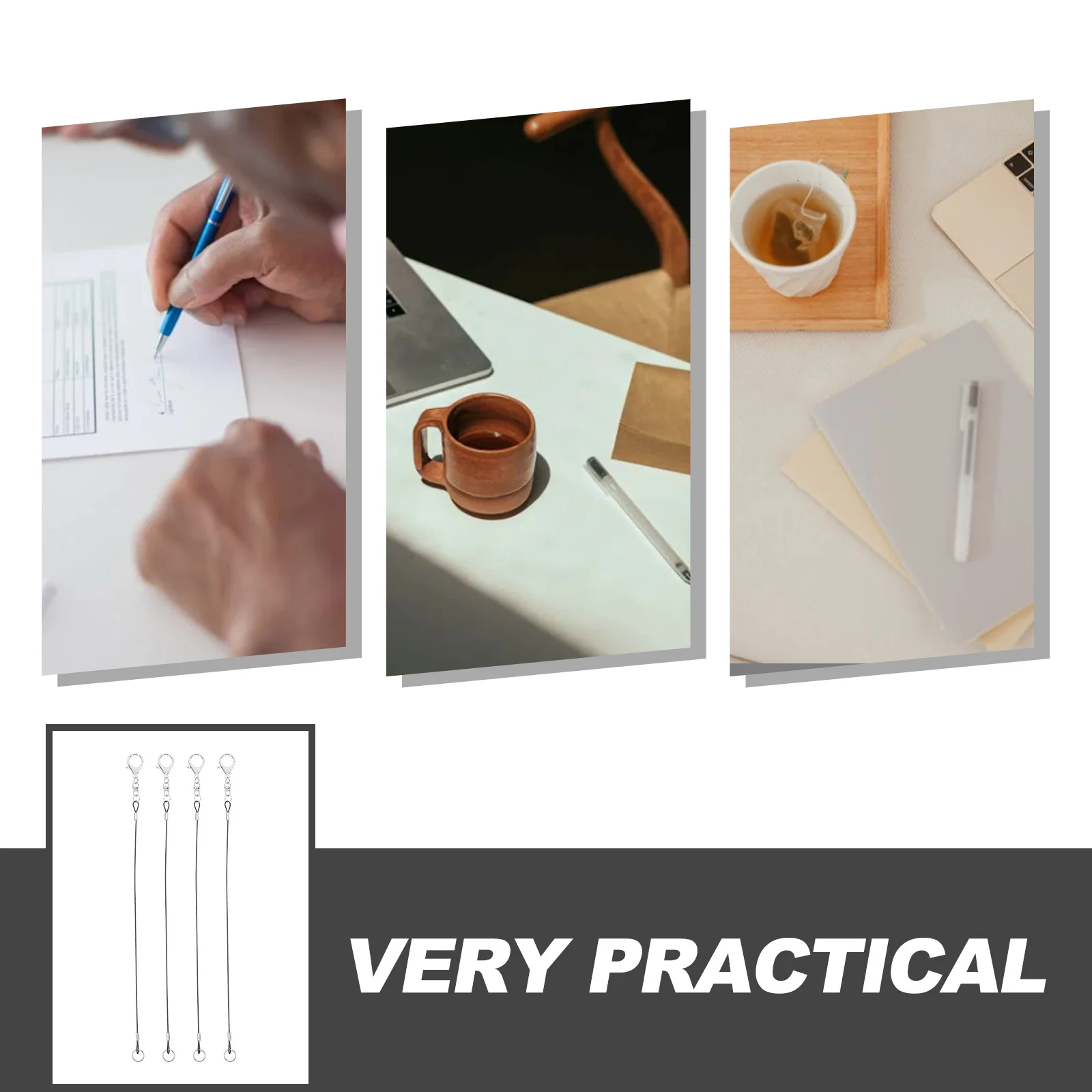 4 قطعة حلقة حبل القلم متعددة الوظائف حامل القلم المحمولة خفيفة الوزن حزام حبل للمفاتيح شارات السفر العمل في الهواء الطلق