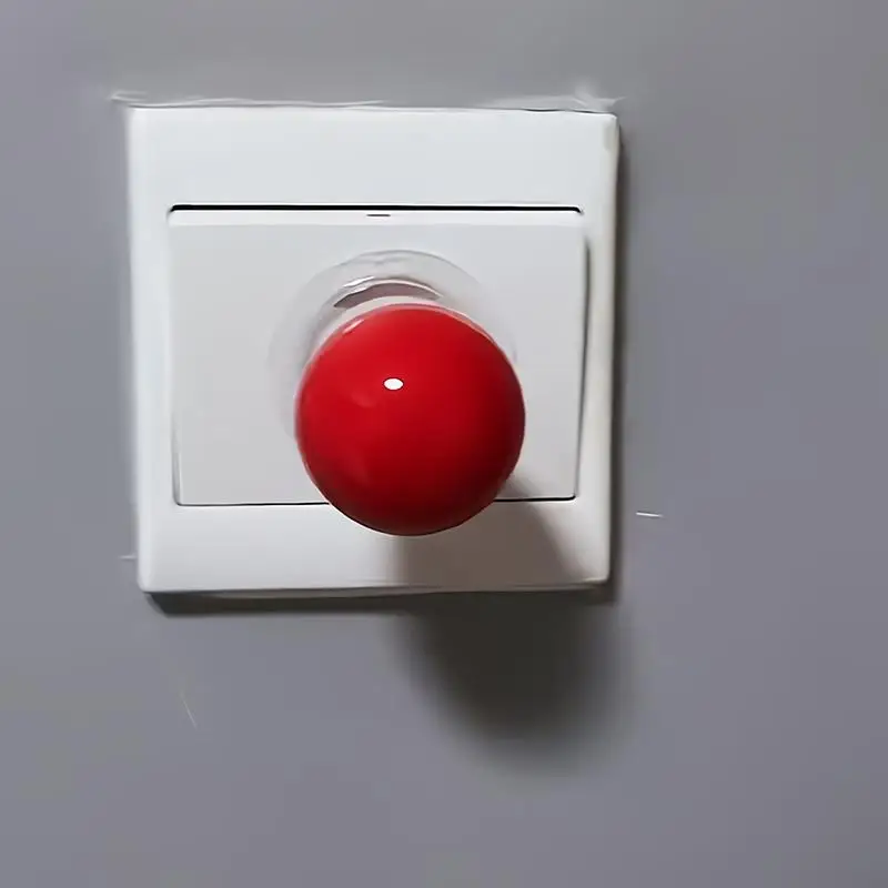 Joystick Ball Switch Sticker Scratch Resistant Light Switch Extender Removable Wall Decor for Dorm Living Room Kids Playroom