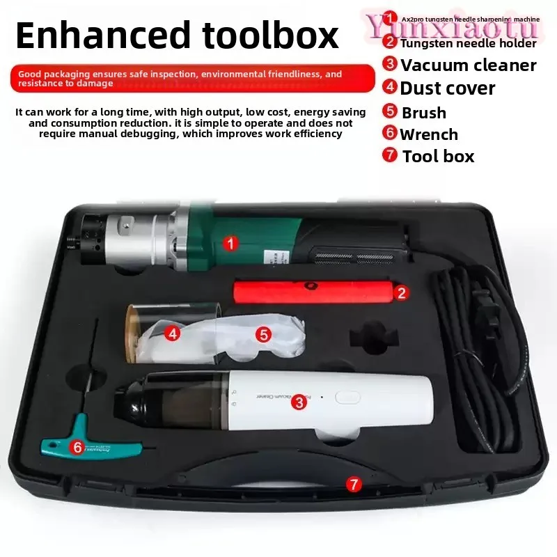 Mini TIG Welding Tungsten Electrode Grinder Portable Handheld Sharpener 1-4mm Needle Tool for Metal Fabrication