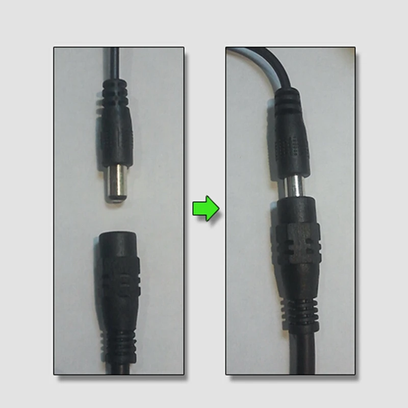 DC 1 In 4 Power Cable 1 In 4 Out Branch Cable 12V To Centralized Power Supply Monitoring Camera Replacement Parts