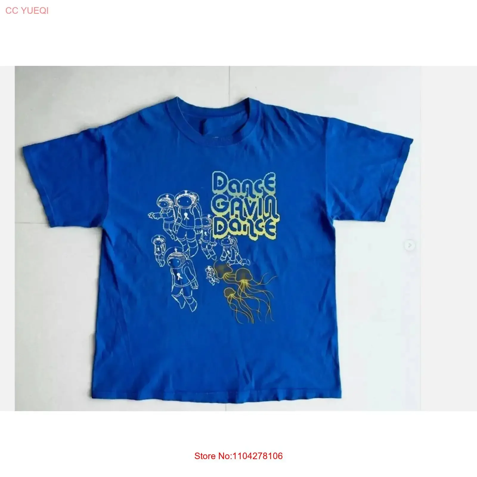 DANCE GAVIN BAND GIFT FOR FAN BLUE T Shirt Full Size S 5XL vintage Washed Slightly fashion Stretched Casual Unisex Comfortable