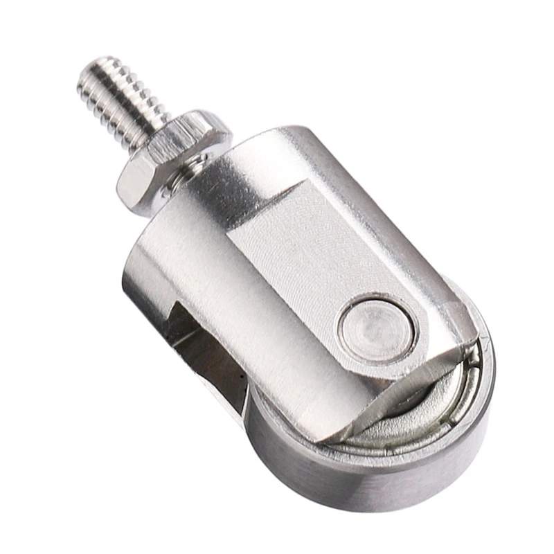 Roller Contact Point For Dial Indicator 10Mm Diameter Wheel M2.5 Thread Stainless Steel Roller Measuring Head Easy Install