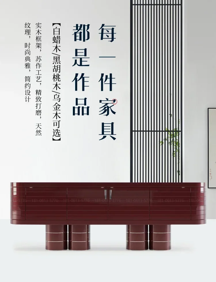 designer side cabinet hotel clubhouse model room sales department decorative hall door entrance