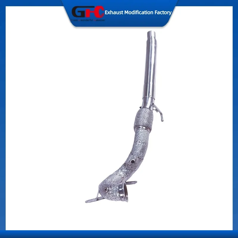 GFC Catless Downpipe for Golf 7.5 8 Mk7 Mk8 Audi A3 Lavida Lamandol 1.4T High Performance 304 Stainless Steel Car Exhaust System