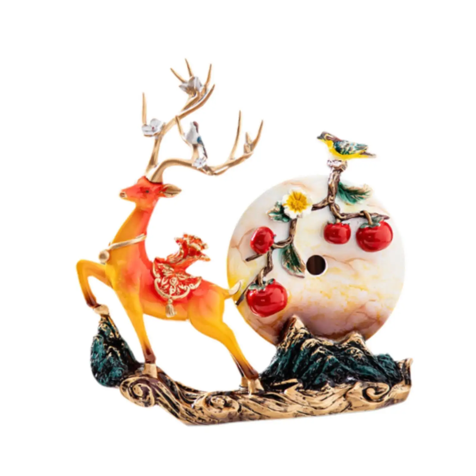 Deer Figurine Decorative Modern Deer Sculpture for Terrace Porch Countertop