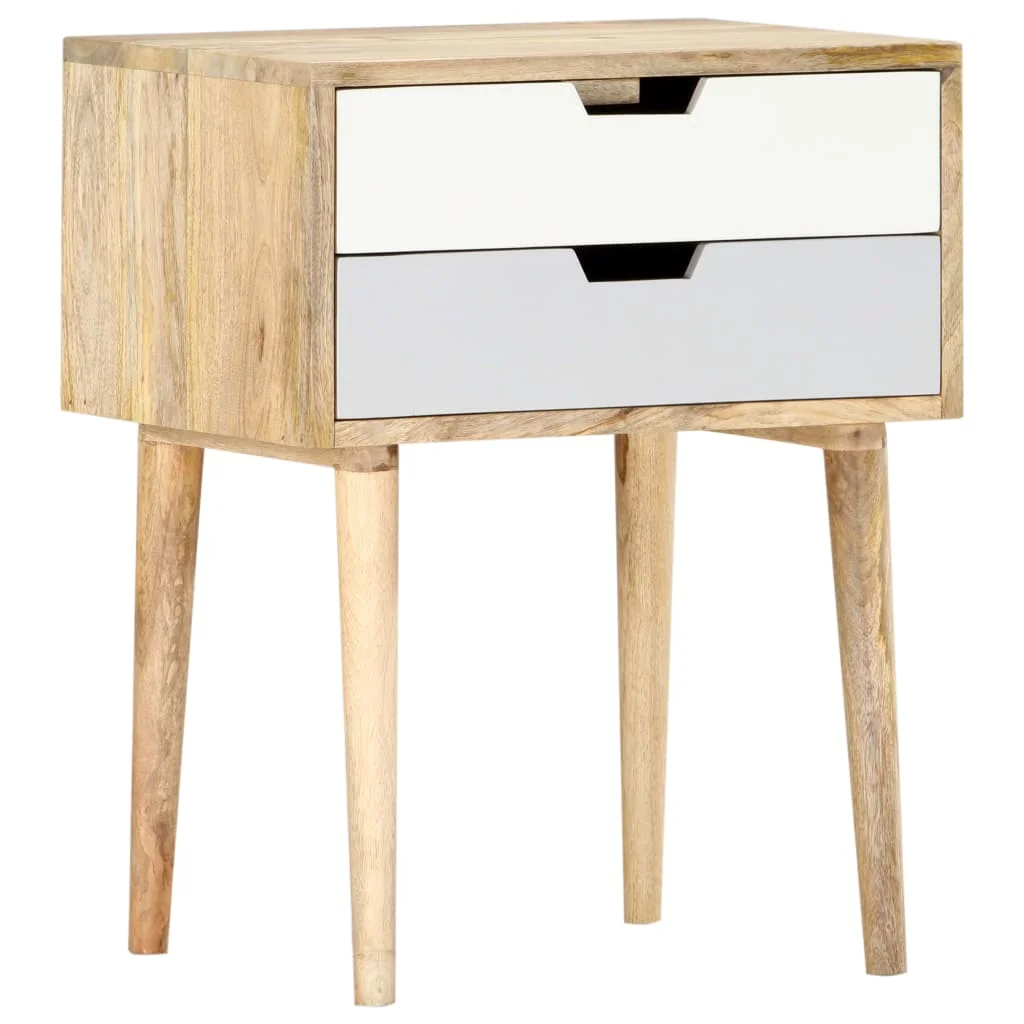 Nachttisch 47x35x59 cm Massives Mangoholz Nachttische Schränke Für Schlafzimmer Nachttisch Wohnmöbel Modern