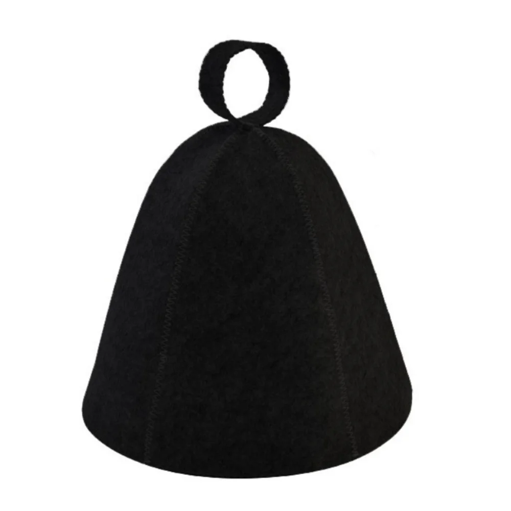 Breathable Felt Sauna Hat Heat Resistant Thermal Protection Sauna Cap Sweat Absorption Lightweight Steam Room Cap Gym Steam Room
