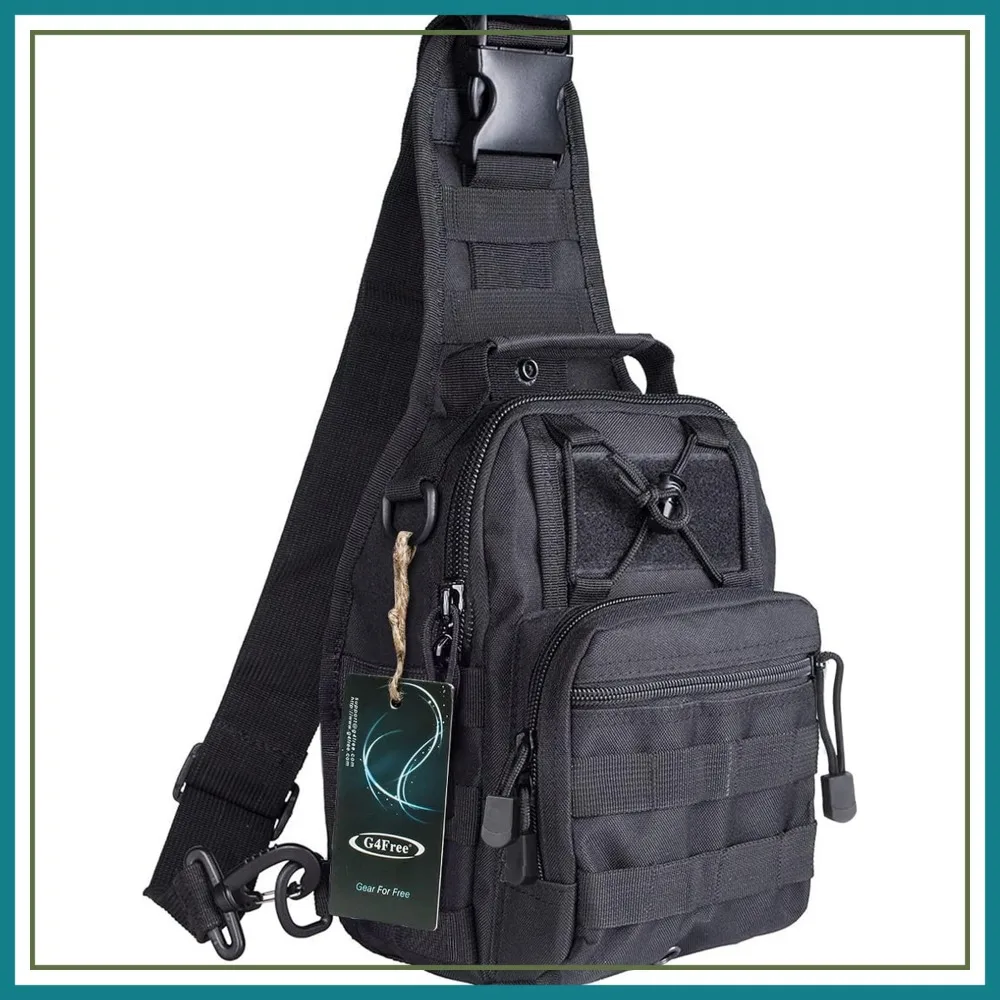 

Outdoor Tactical Backpack, Military Sling Shoulder Pack for Everyday Carry