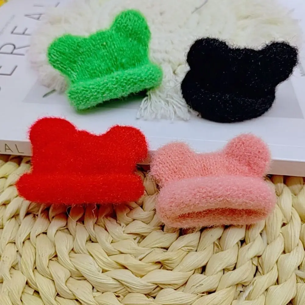 Cute Mini Knitted Hats DIY Toy Doll Decorative Cap Kid Hairpin Jewelry Accessory Garment Sewing Handmade Materials