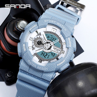 SANDA Fashion Lovers Men Women Watches Sports Military Quartz watches Men Waterproof S Shock Clock relogio masculino 299