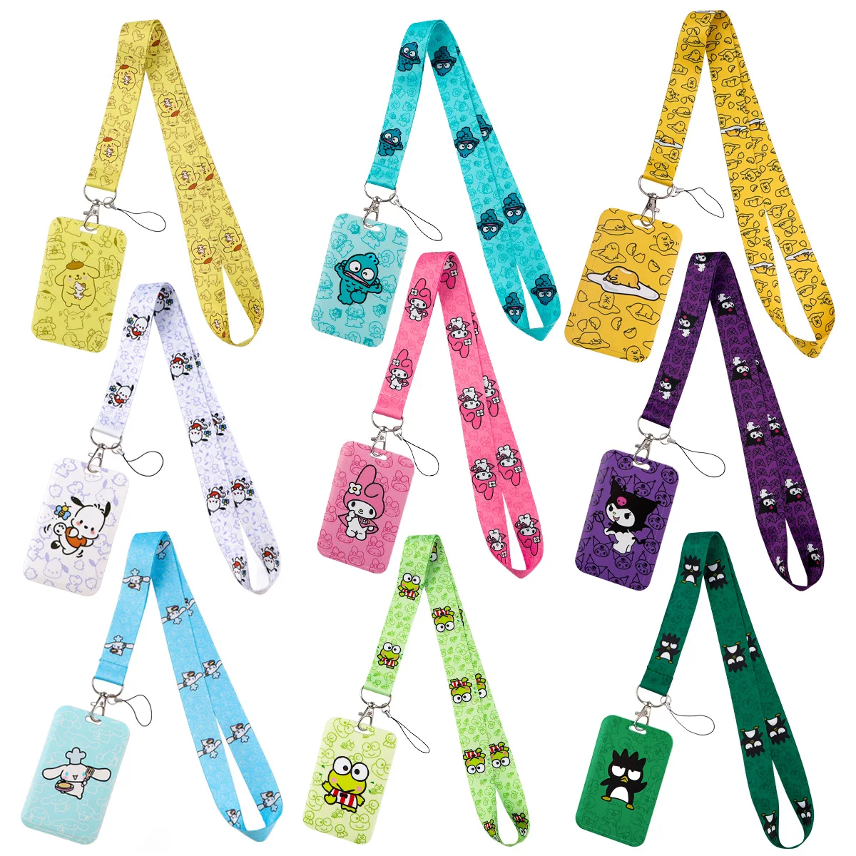 

Kawaii Anime Neck Strap Cartoon Lanyard For Keys Cell Phone Strap ID Badge Holder Rope Key Chain Key rings Accessories