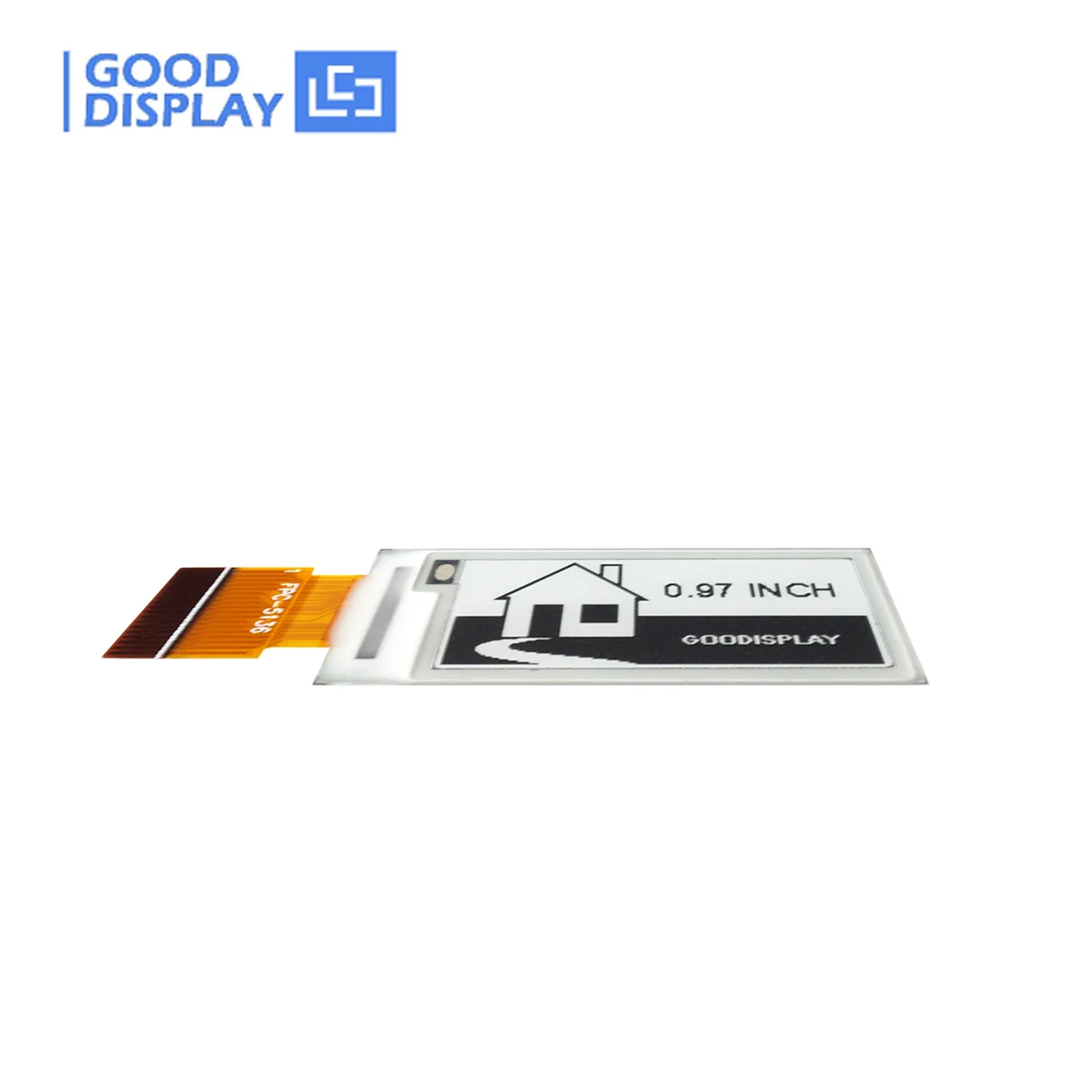 GooDisplay Mini Tela de tinta E de 0,97 polegadas Resolução 184x88 SPI Pequeno Epaper, GDEM0097T61