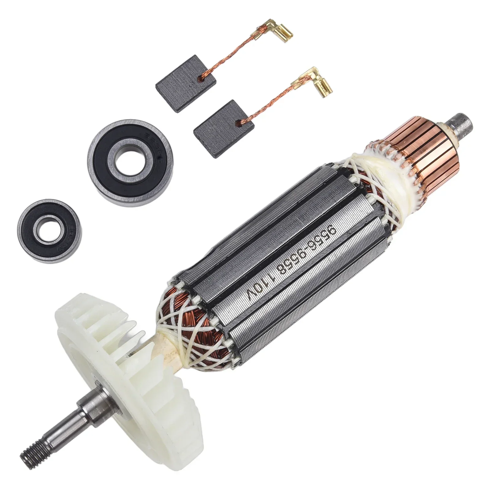 

Инструмент для ротора арматуры угловой шлифовальной машины 110 В 220 В 165 мм, комплекты угольных щеток для подшипников, металлические для 9556NB 9556HN 9557NB