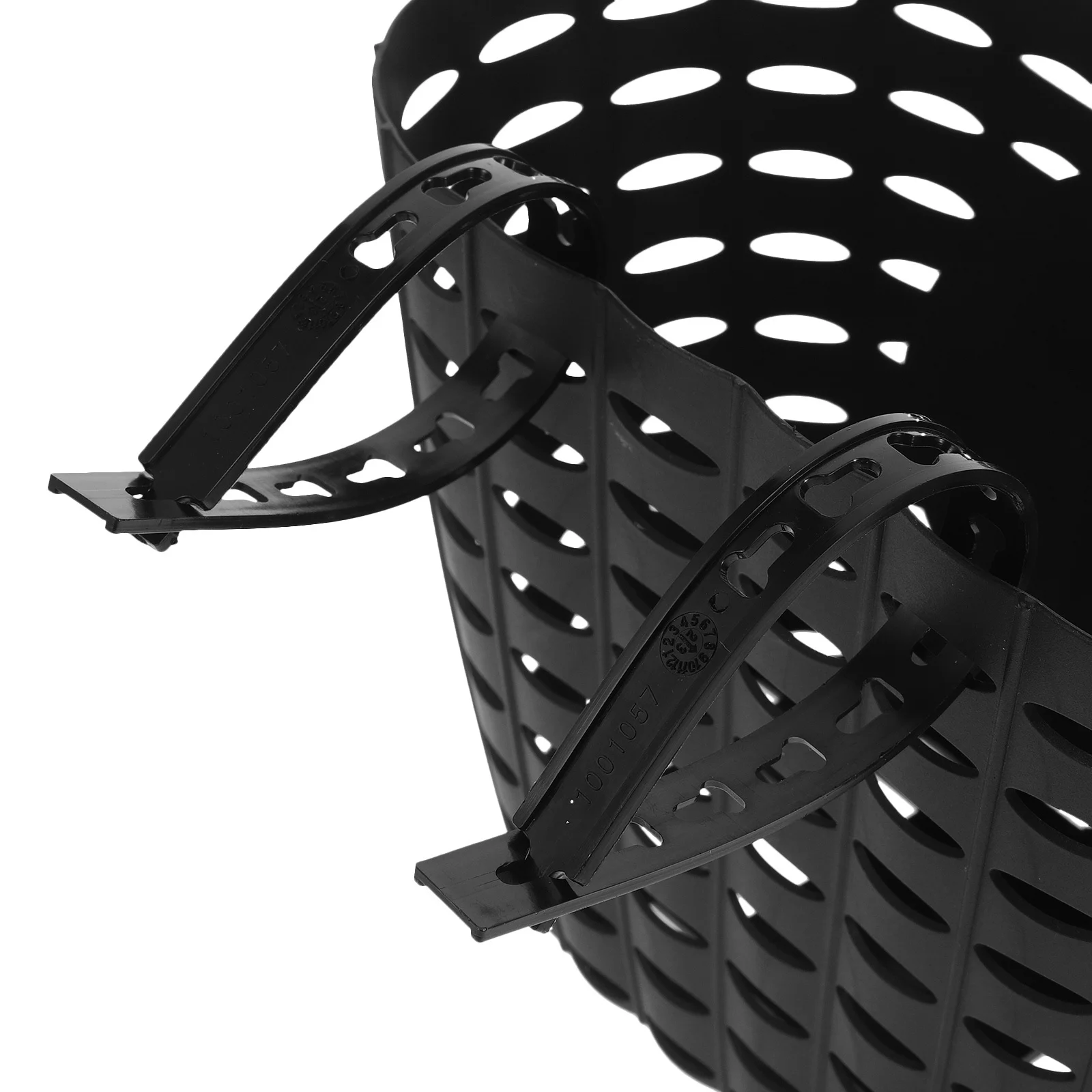 

1Pcs Plastic Bike Basket for Kids Black Detachable Front Basket Cycling Storage Water Resistant Wear Proof Smooth Surface Easy