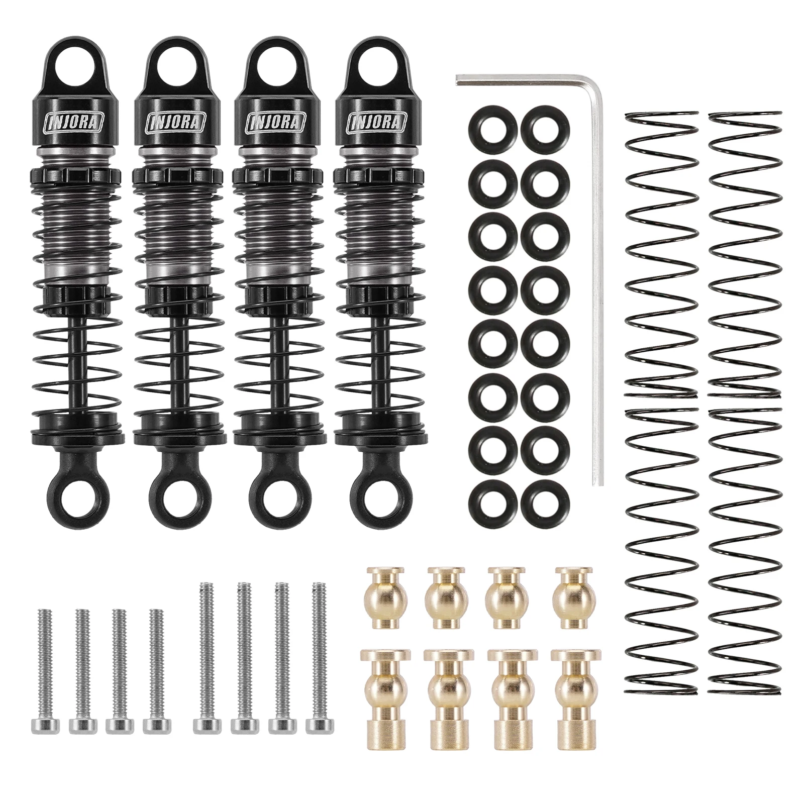 

Big Bore Shock Absorber Oil Damper 40mm for 1/24 RC Crawler Axial SCX24 FMS FCX24M Upgrade