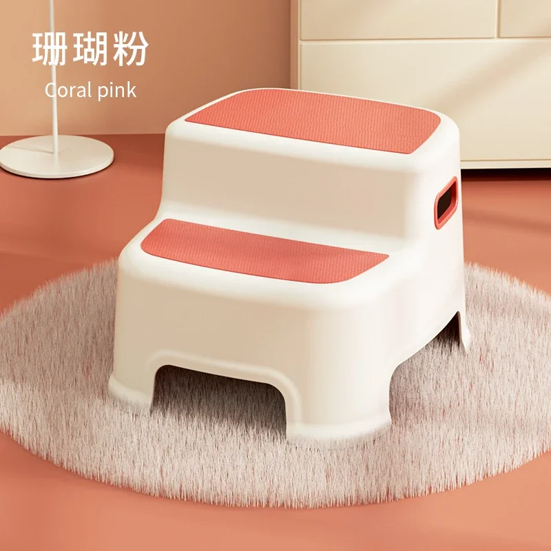 Children's Ottoman Baby Step Chair Small Bench Hand Washing Step Children Non-Slip Footstool baby nursery furniture