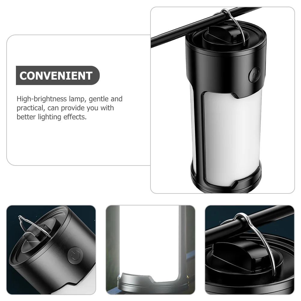 1 مجموعة 1 مجموعة قابلة للشحن Usb فانوس التخييم في الهواء الطلق المحمولة مصباح خيمة للإضاءة في حالات الطوارئ معلقة مصباح شحن بالطاقة الشمسية