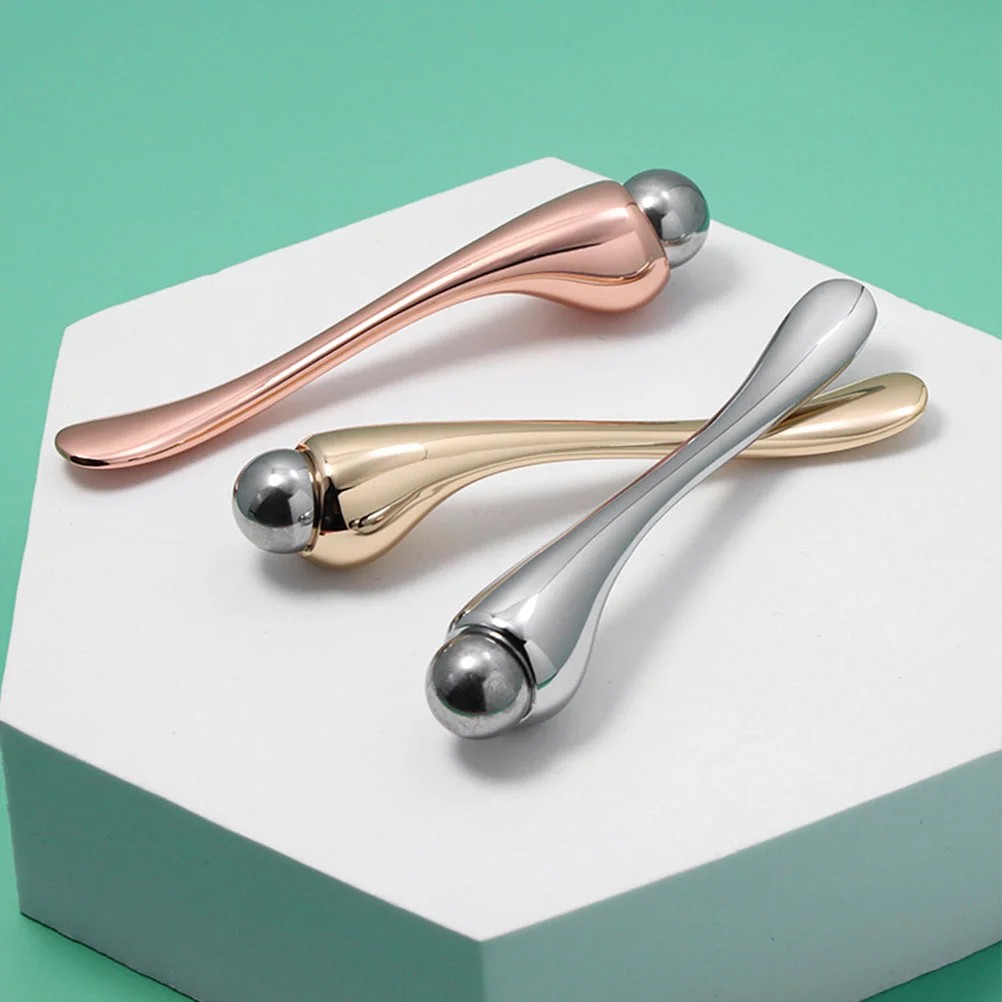 

2 Pcs Zinc Alloy Eye Rods for Cream Application Fatigue Relief Compact Portable Beauty Tools Girls Makeup Skin Care