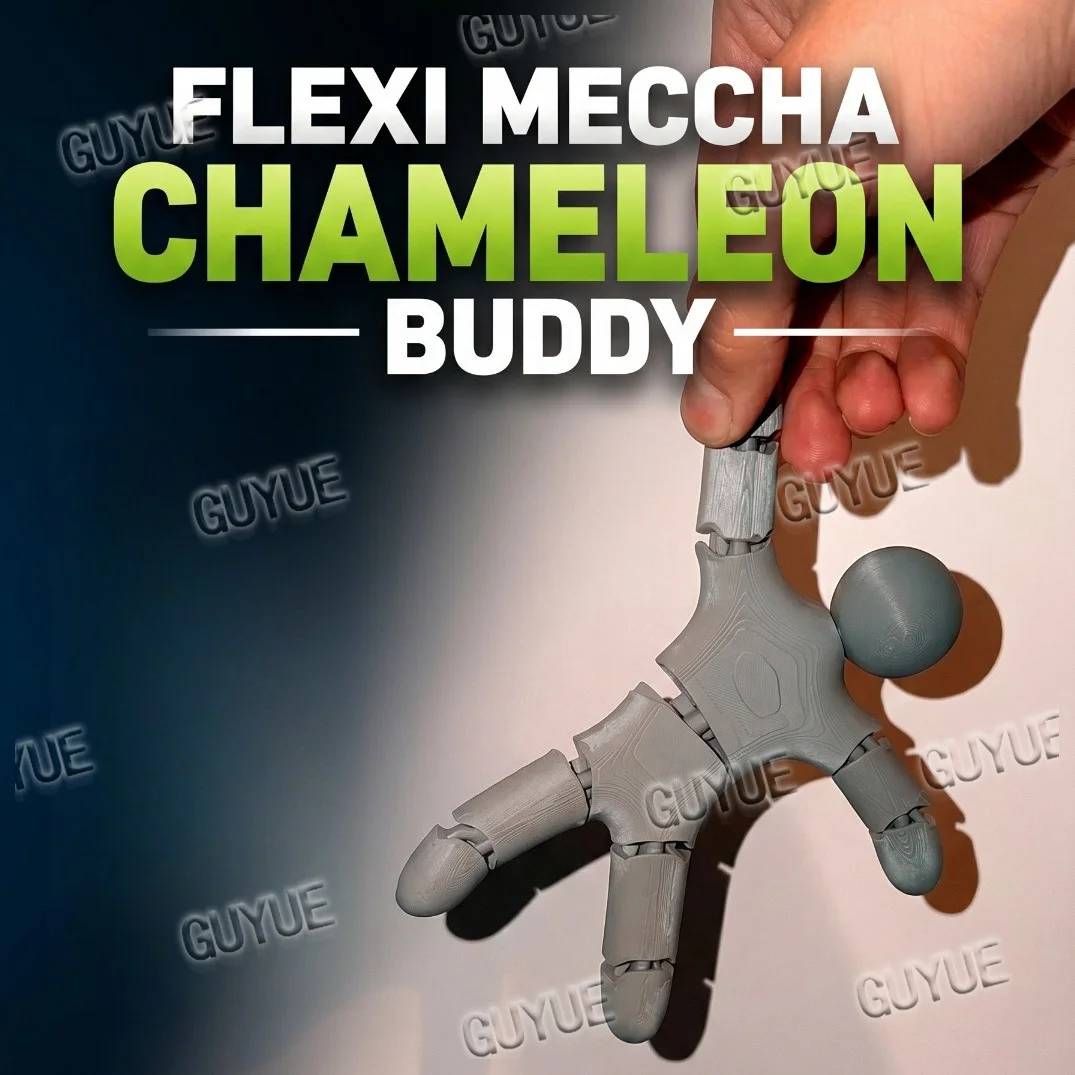 Plastic 3D Printing for Interactive Hide-and-Seek Games Mecha Chameleon Companion with Dynamic Color-changing Abilities